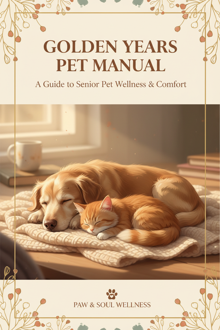 Pets collection — digital guides for dog, cat, and senior pet care