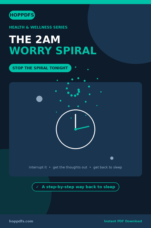 The 2am Worry Spiral