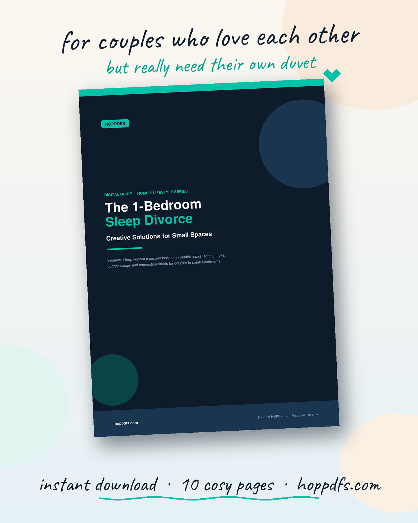 The 1-Bedroom Sleep Divorce: Creative Solutions for Small Spaces