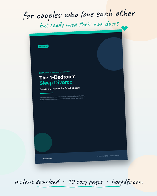 The 1-Bedroom Sleep Divorce: Creative Solutions for Small Spaces
