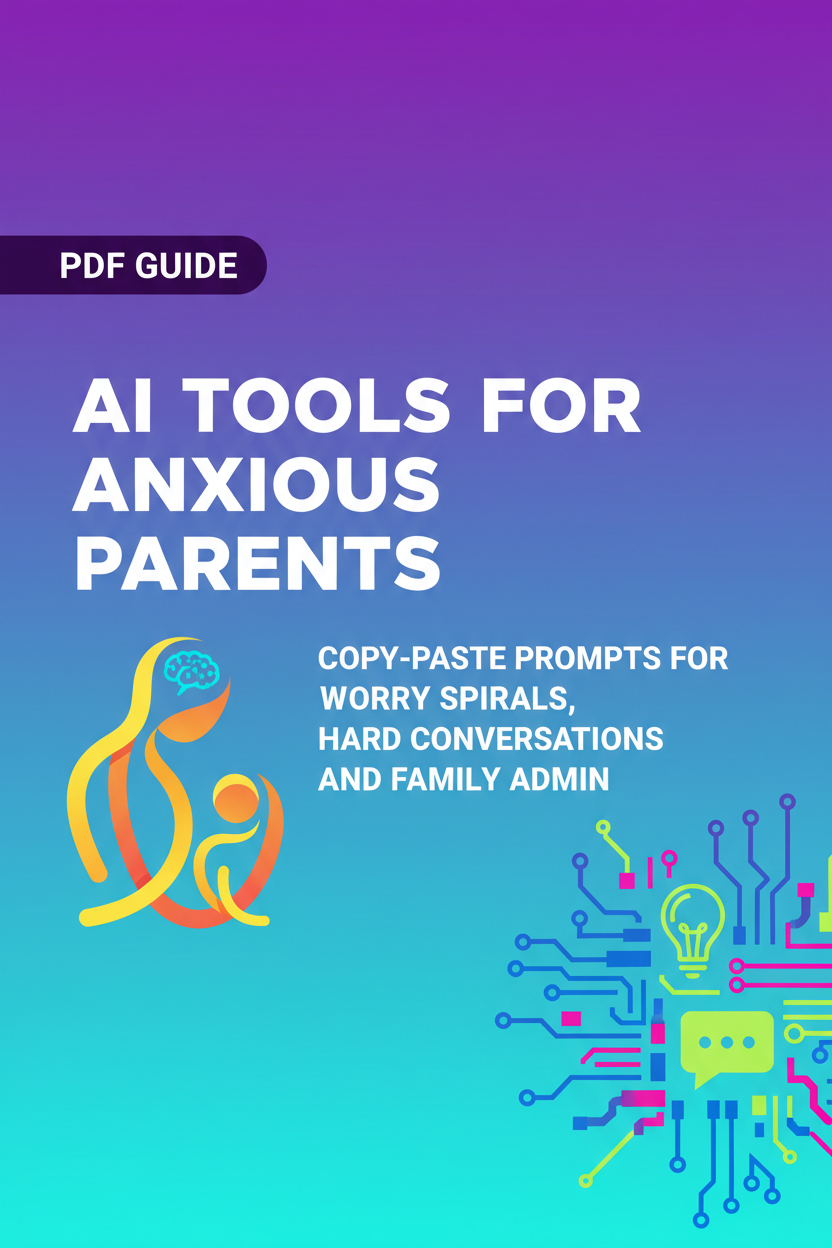 AI Tools for Anxious Parents - PDF Guide Cover