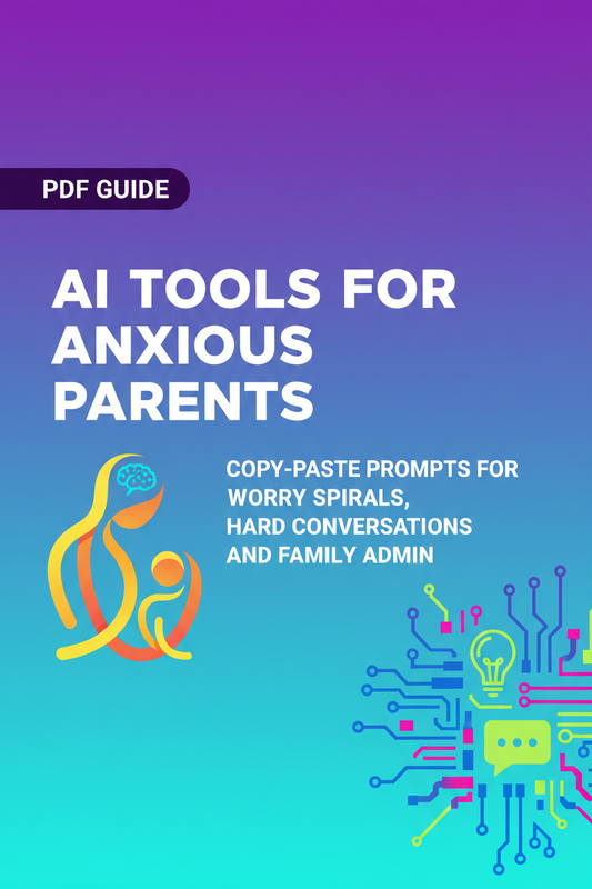 AI Tools for Anxious Parents - PDF Guide Cover