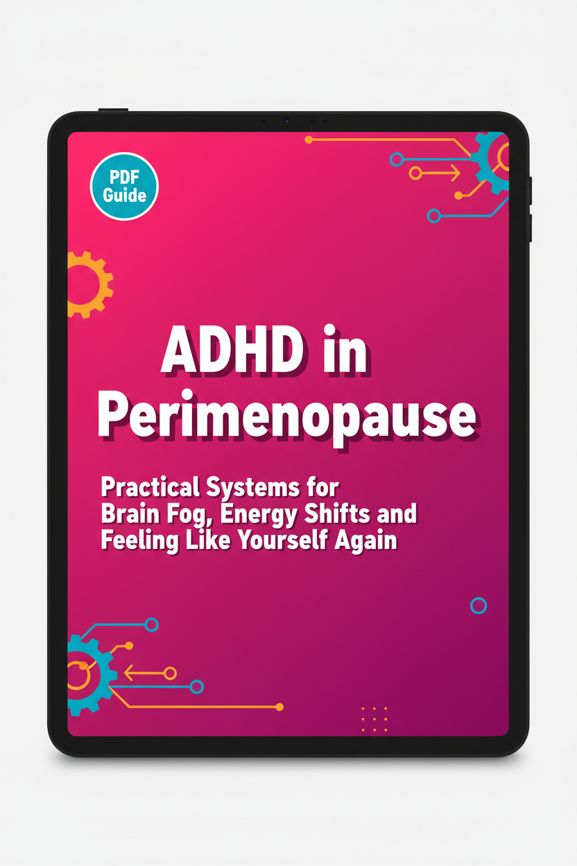 ADHD in Perimenopause - PDF Guide Cover
