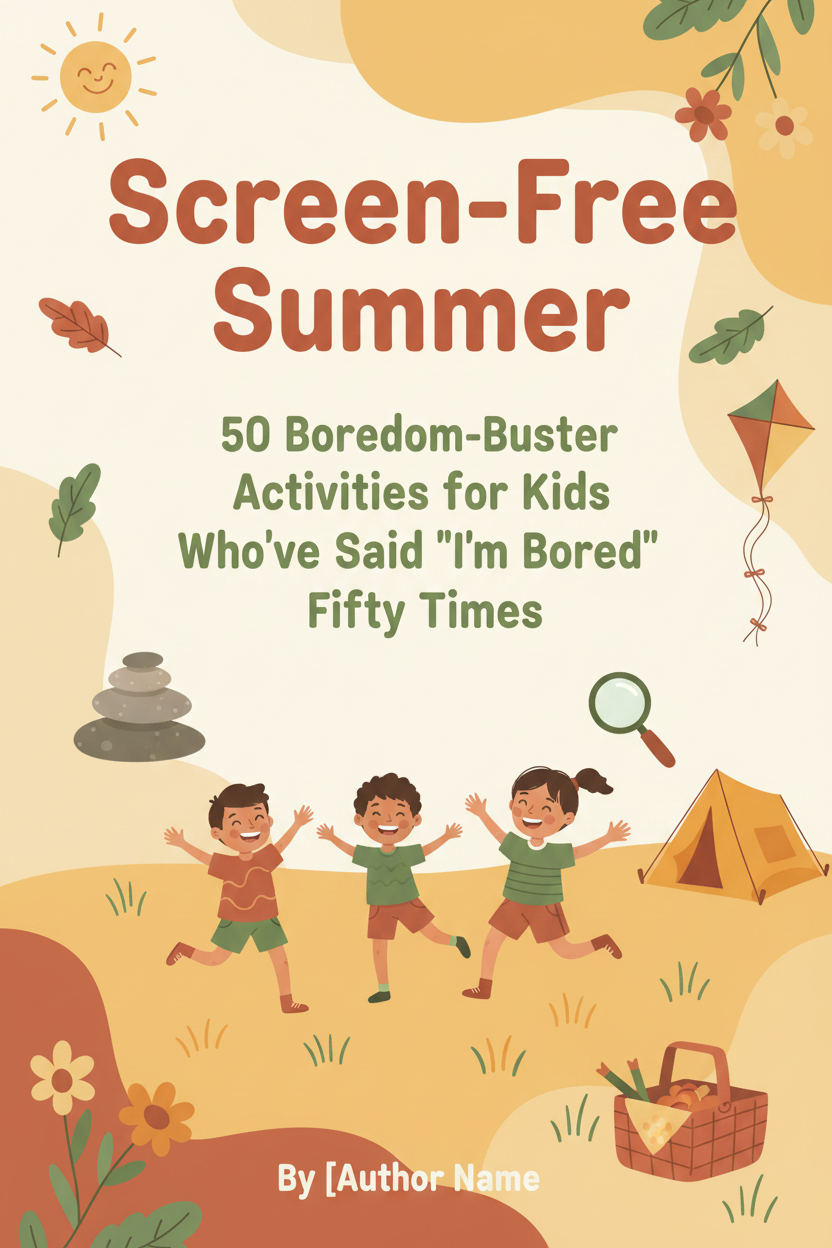 Screen-Free Summer: 50 Boredom-Buster Activities for Kids