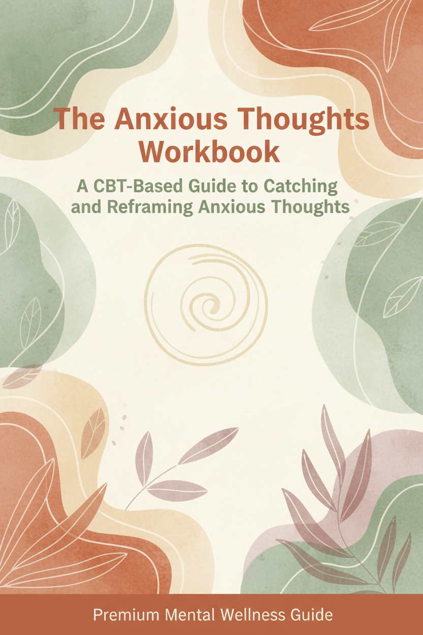 The Anxious Thoughts Workbook: A CBT-Based Guide to Catching and Reframing Anxious Thoughts