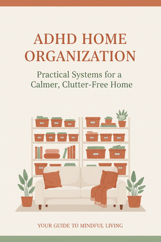 ADHD Home Organization PDF guide cover