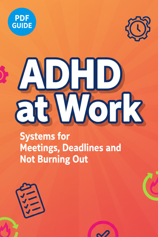 ADHD at Work - PDF Guide Cover